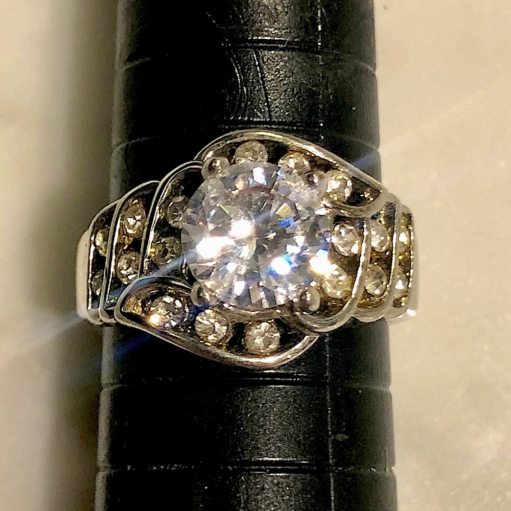 Silver Tone Ring - image 1